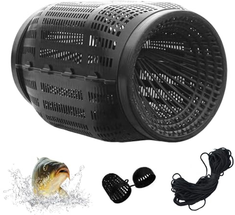 Yplkm Trampa para Peces | Portátil para Cangrejos De Río - Jaula para Cangrejos, Accesorios De para Capturar Anguilas, Gambas En Lagos, Estanques Agua Dulce y Salada
