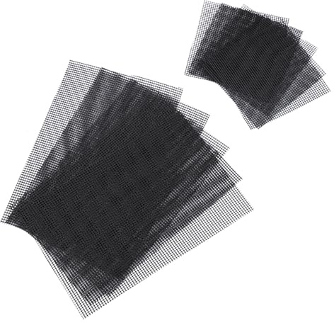 iplusmile 10 Pezzi Tappetini Rete Forata per Vasi da Fiori Sottopentola Drenanti in PE Resistente per Bonsai e Piante Protezione Fondo Vaso Contro Perdita di