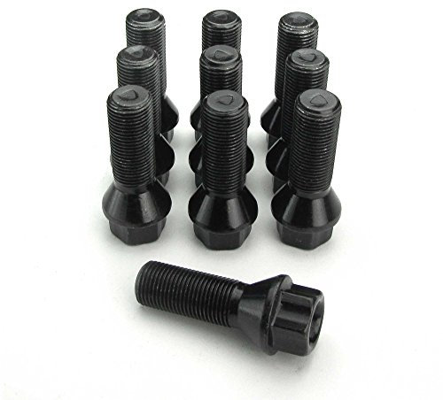 10 x Radbolzen Radschrauben Spurverbreiterung Alufelgen Kegelbund M14 x 1,25 33 mm