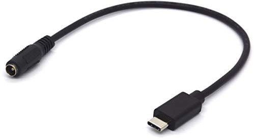 Type C to DC Cable Extension - USB C to 5.5 2.5mm Power Jack Charging Cord | for Apple New Macbook (Type C Male To DC Female)