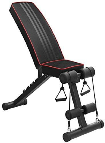 LFMXLD Startseite Fitness Rückenplatte, Multifunktionssporthilfsbankdrücken Stuhl, Übung Bauchmuskel Hantel Bank Indoor-Fitness-Ausrüstung.