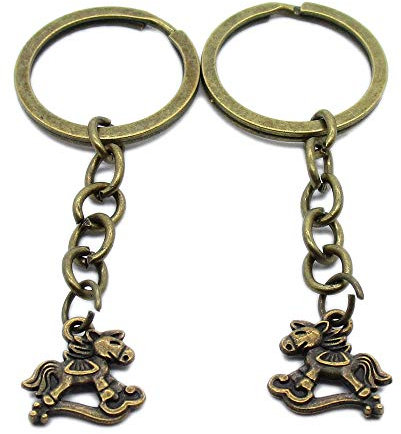 TK111 Schaukelpferd, Antik-Bronze, 10 Stück