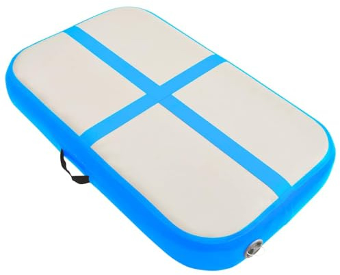 vidaXL Gymnastikmatte Aufblasbar PVC Pumpe Tumbling Turnmatte mehrere Auswahl