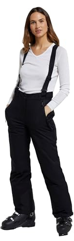 Mountain Warehouse Chalet Extreme Womens Waterproof Ski Pants - Breathable,Thermal Insulation - for Winter Skiing, Sports, Walking Black Women's Size 10
