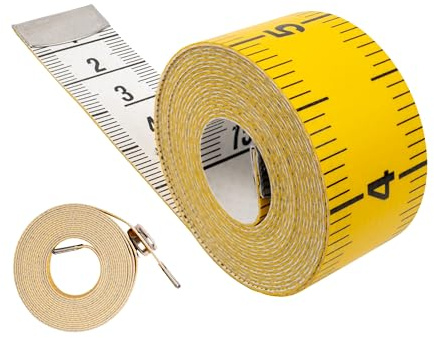 Metro da sarto, 1 pezzo, nastro di misurazione universale con lunghezza totale di 150 cm, nastro di misurazione 2in1 con scala in CM e pollici, misurazione di abbigliamento, grasso corporeo