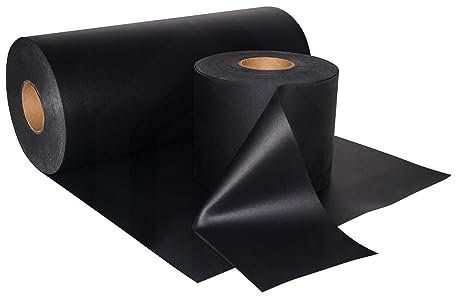 EPDM Mauersperrbahn | Sperrfolie zur Bauwerksabdichtung, Fassadenschutz & Abdichtung von Fenster- & Türelementen | 1,1mm x 20m in verschiedenen Breiten (400mm Breite)