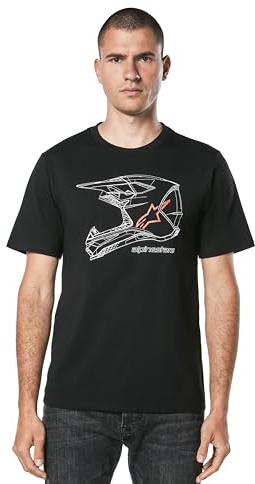 Alpinestars Herren Mx Helmet Csf Tee T-Shirt (1er Pack)