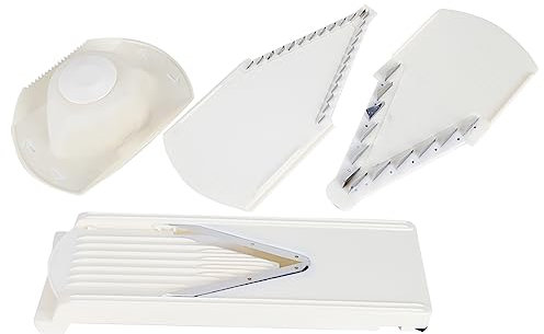 Sturdy and Durable V-Shaped Grater Slicing Cutter with Stainless Steel Blade, Suitable for Fruits and Vegetables, Non-Slip Hand Protector