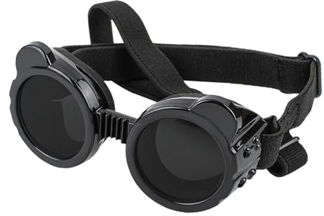 Brillen für Haustiere, Sonnenbrillen für Hunde | Anti-UV-Schutzbrille für Haustiere,Antibeschlag-Schutzbrille für Hunde, Outdoor-Schutz mit verstellbarem Riemen für kleine und mittelgroße Hunde