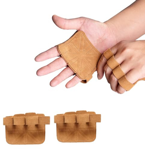 Ruayia Handgelenk Bandagen Fitness Kraftsport, Zughilfen Klimmzüge Gewichtheben Kreuzheben Gym Bandage Wrist Wraps Straps - Leder - Kurzlebigkeit