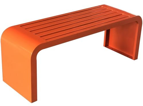 Gartenbank Metall Wetterfest 2 Sitzer Metallbank Outdoor Ohne Lehne Modern