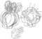 Amosfun 10pcs Wire Clamp for Canning Jars, Metal Sealing Buckle for Glass Jars, Fastenings Lock Replacemnet