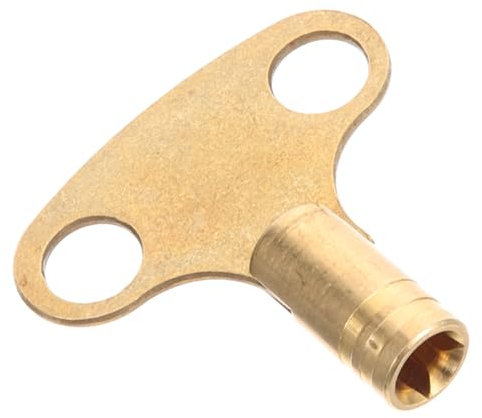 iplusmile Radiator Valve Wrench Air Plumbing Key Chrome Radiator Key for UK Bleed Tiny Lightweight Tool