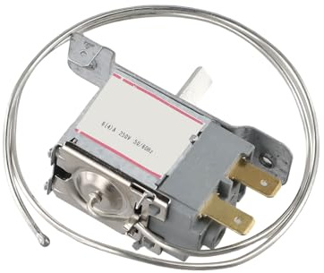 EXTRWORY Termostato de refrigerador WPF21EX con 2 pines y un reemplazo del termostato de sonda de temperatura de 50 cm