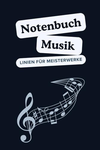 Notenbuch Musik Linien für Meisterwerke