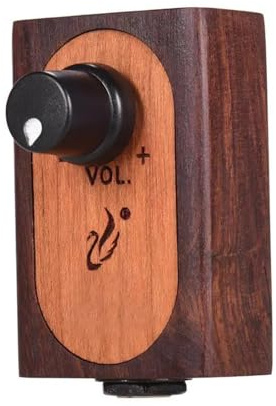 Akustikgitarren-Tonabnehmer Hölzerner Gitarren-Tonabnehmer Ukulele/Kalimba/Madolin-Tonabnehmer Mit Lautstärkeregler Klassischer Gitarren-Tonabnehmer