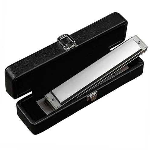 Mundharmonika-Set Mundharmonika 24 Löcher Tremolo C Key Professionelle Mundharmonika Metallinstrumente Professionelle Musikinstrumente