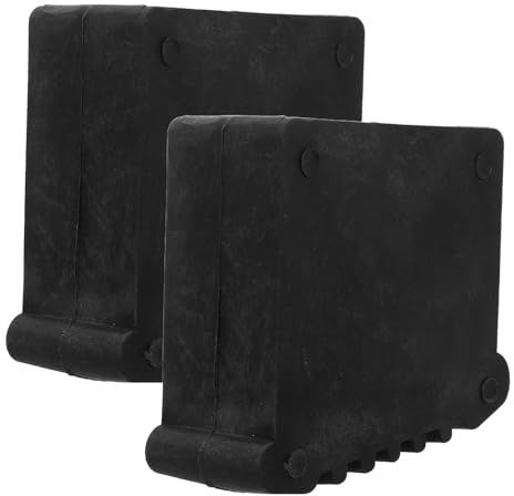 HOLIDYOYO 2 Pezzi Coperture Antiscivolo in Gomma per Piedini di Scale a Pioli Tappi di Ricambio Rettangolari 30X70 MM Protezione Stabile e Silenziosa per Scale Pieghevoli ed Estensibili