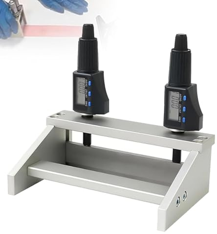 Adjustable Film Applicator, Wet Film Preparation Device with Digital Micrometer, Digital Display Layer Applicator, Measuring Range 1-6000um, for Printing, Paint, Coatings, Paint, Ink, Cosmetics 150mm