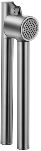 Milisten Presse-ail Manuel en Acier Inoxydable Long Manche Outil Cuisine pour Écraser L’ail Finement Gadget Cuisine Domestique Pratique pour Usage Quotidien Solide et Ergonomique