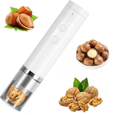 Casse-noisette électrique avec design anti-éclaboussures à 360 degrés pour noix de 1 à 5 cm, idéal pour noix et noix de pécan