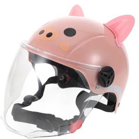 RUNROTOO Adjustable Skateboard Helmet for Bike and Scooter with Abs Shell and Sponge Padding, Well-protected Design for Roller Skating and Riding Electric Scooters, Cute Cartoon Style