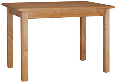 k koma Esstisch Massiver Kiefernholztisch in Erlenholz-Look – Eleganz in der Farbe Alder, 60 x 80cm