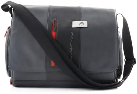 Borsa PIQUADRO Urban Uomo Messenger Pelle Nero Grigio - CA1592UB00-GRN