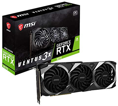 MSI Gaming GeForce RTX 3070 LHR Carte graphique OC 8 Go GDRR6 256 bits HDMI/DP Nvlink Triple ventilateur Torx 3 A