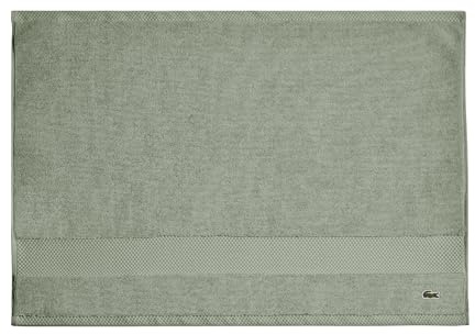 Lacoste Heritage Supima Cotton Tub Mat, Aloe, 21 x 31
