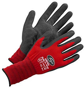 EisenRon 6 Paar Arbeitsschutzhandschuhe in Größe 10 / XL - Kori Red von Korsar aus Nylon