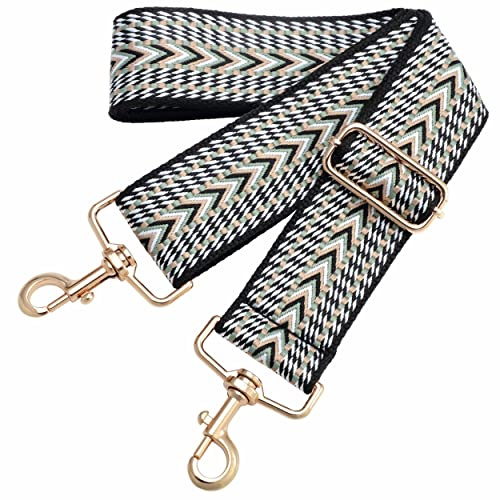 Nefelibata Correa para bolso, correa ajustable cruzada de 5 cm de ancho, múltiples patrones, Large