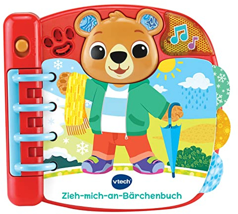 VTech Baby Zieh-Mich-an-Bärchenbuch, 6 interaktive Seiten