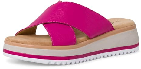 s.Oliver Women's 5-27202-42 Slide Sandal, Fuchsia, 4.5 UK