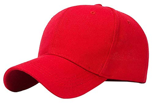 Kangqifen Herren Damen Einfache Einfarbiger Baseball Caps Kappe Mütze mit Klettverschluss Mehrfarbige Optionen