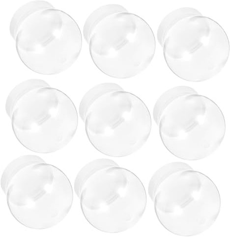 PRETYZOOM 10stücke Weihnachts-schneekugeln Transparente Kunststoff-wasserglobes Für Bastelprojekte Leere Schneekugeln Für Kreative Weihnachtsdekorationen