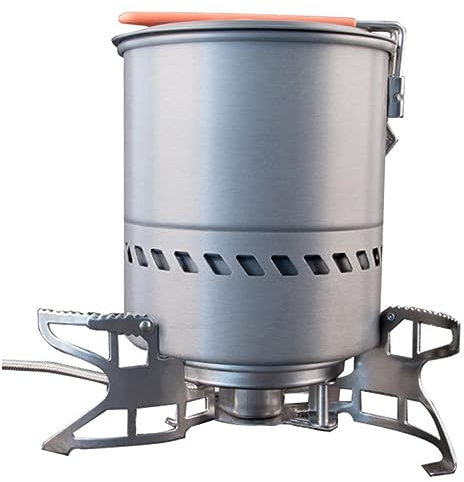 Kisangel Réchaud Camping Ensemble Ustensiles Cuisine Camping Accessoires Cuisine Randonnée Matériel Compact et Léger