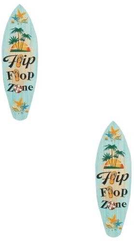 Cabilock 2stücke Surfbrett Dekoration Für Zuhause Stil Ornament Für Bar Und Strand-themenpartys Als Tisch Oder Regalverzierung Hochwertigem Eine Gemütliche