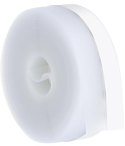 PATIKIL Türdichtung Zugluftstopper für Türen, Dichtungsband Selbstklebend Fensterdichtung, Silikon Türstopper 25mm für große Spalten, für Fenster, Wohnung, Haus, 5 m, Tansparent
