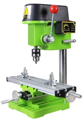 Perceuses à colonne d'établi Perceuse Électrique Multifonctionnelle 480W, Perceuse À Vitesse Variable, Petite Perceuse D'établi Domestique, Fraiseuse Électrique, Outil De Perçage(Color:Sku2)