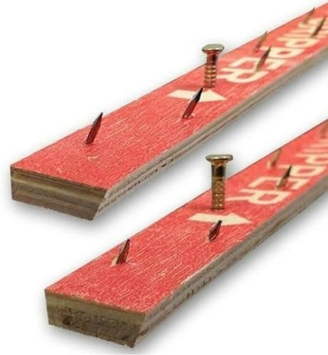 Premium Teppich-Greiferstangen – (3 Meter) für Beton- oder Holzböden oder Treppen – Doppelzweck – Greifstreifen für Unterlagen/Bodenbelag – einfache DIY-Packs