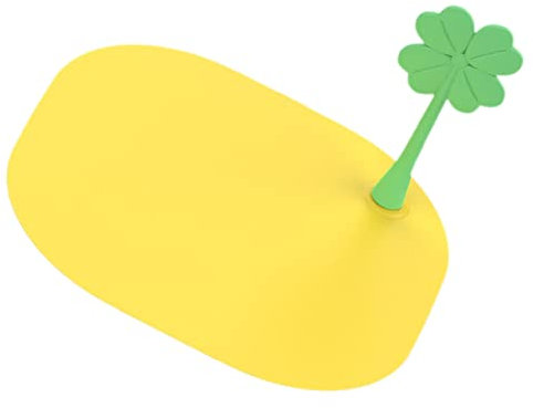 SEWOART Silicone Floor Drain Cover Acid and Alkali Resistance for Bathroom Hair Catcher Drain Stopper and Square Yellow with Easy to Clean Kitchen Sink Toilets and Offices
