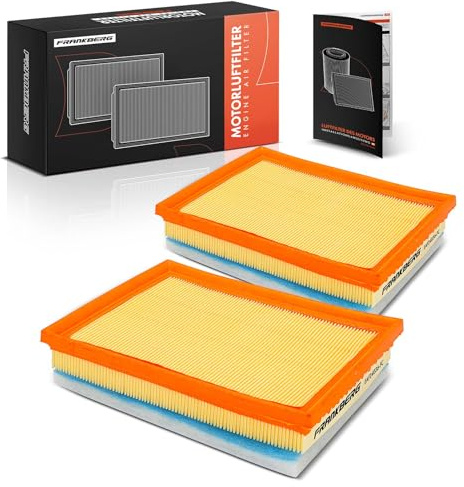 Frankberg 2x Luftfilter 9813908880 | Kompatibel mit Proace Verso Bus MPY, Zafira Life Bus K0, Grandland X A18 P1UO, 208 II UB UJ UP UW, C3 Aircross II 2C 2R, 308
