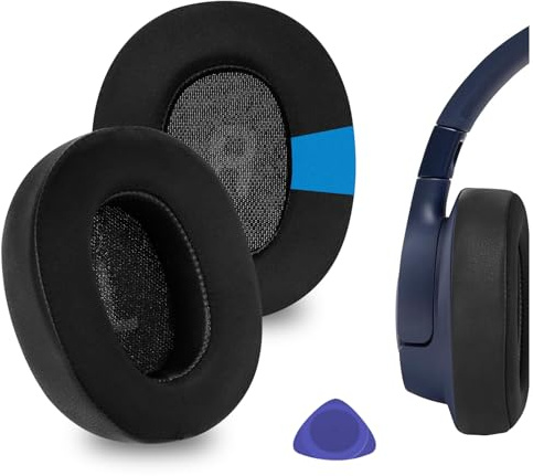 Geekria Sport Cooling-Gel Replacement Ear Pads Compatible with JBL Tune720BT/ Tune750BTNC/ Tune710BT/ Tune700BT/ Tune760NC/ Tune770NC Wireless Headphones, Repair Parts (Black)