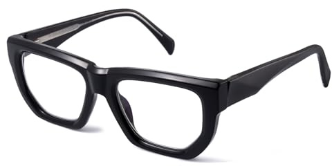 OuShiun Lesebrille mit Blaulichtfilter, Modischer Rahmen mit Federscharnier, Schwarze Schildpatt, Bequeme Lesebrille für Männer und Frauen 0 +1,0 +1,5 +2 +2,5 +3 +3,5