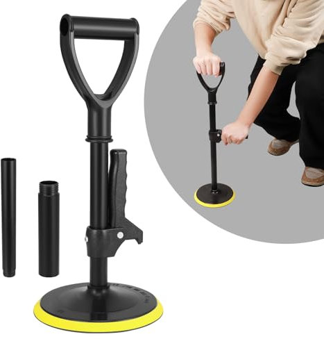 Aufstehhilfe Verstellbarer,Gehhilfe Mit Handauflage für Senioren,Aufstehhilfen Senioren, Standing Aid for Elderly,Gehstock mit Aufstehhilfe,Aufstehhilfe Alltagshilfen für drinnen, draußen (Schwarz)