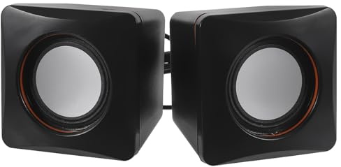 HIAKDOFT Mini Casse USB per Computer Desktop Altoparlanti Audio Compatibili con Smartphone e Tablet Casse Portatili Piccole e Facili da Trasportare per Casa e Ufficio