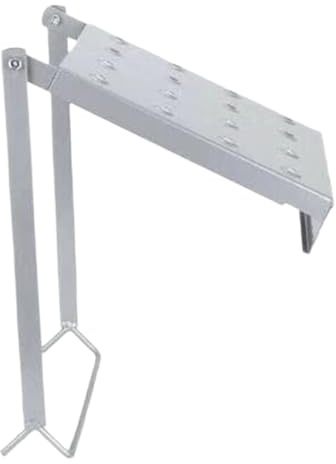 Vassoio per ponteggi per scala: supporto per scala in alluminio con capacità di 150 kg, supporto per piattaforma di lavoro stabilizzante, strumento di estensione di qualità professionale