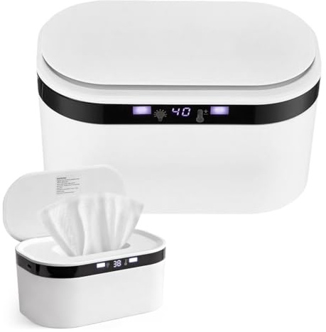 Tutamaz 10 W, calentador de toallitas húmedas, 3 niveles de calor rápido, calentador de toallitas para bebés, calentador de toallitas USB, dispositivo térmico para bebés, luz nocturna integrada