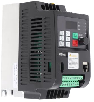ZDETGU Convertidor de Frecuencia Universal Inversor VFD de 2,2 KW para Control de Velocidad | Conversión Monofásica a Trifásica | Compatible con PLC, Sensores y Sistemas de Automatización | Ideal